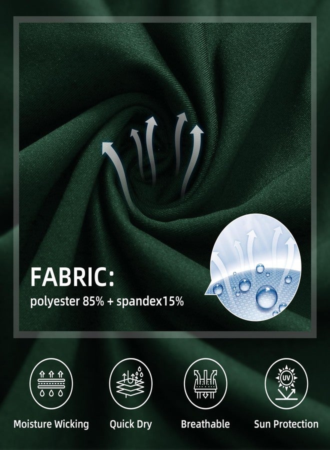 SPVISE قميص ضغط قصير الأكمام باللون الأخضر الداكن من SPVISE للرجال، بتقنية دراي فيت، مناسب للتمارين الرياضية، طبقة أساسية داخلية لكرة السلة - Image 5